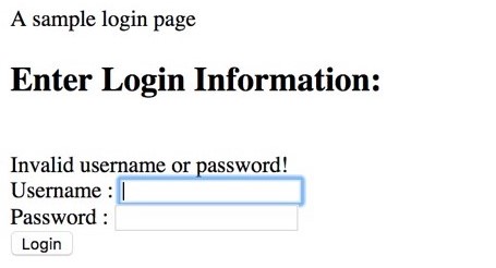 Login Page in PHP