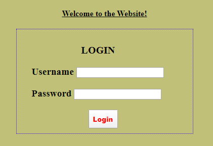 PHP Login Template