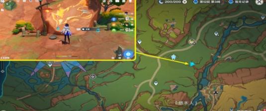 How to collect the location of cracked rocks with graffiti in Genshin Impact