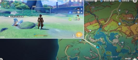 How to collect the location of cracked rocks with graffiti in Genshin Impact