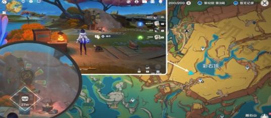 How to collect the location of cracked rocks with graffiti in Genshin Impact