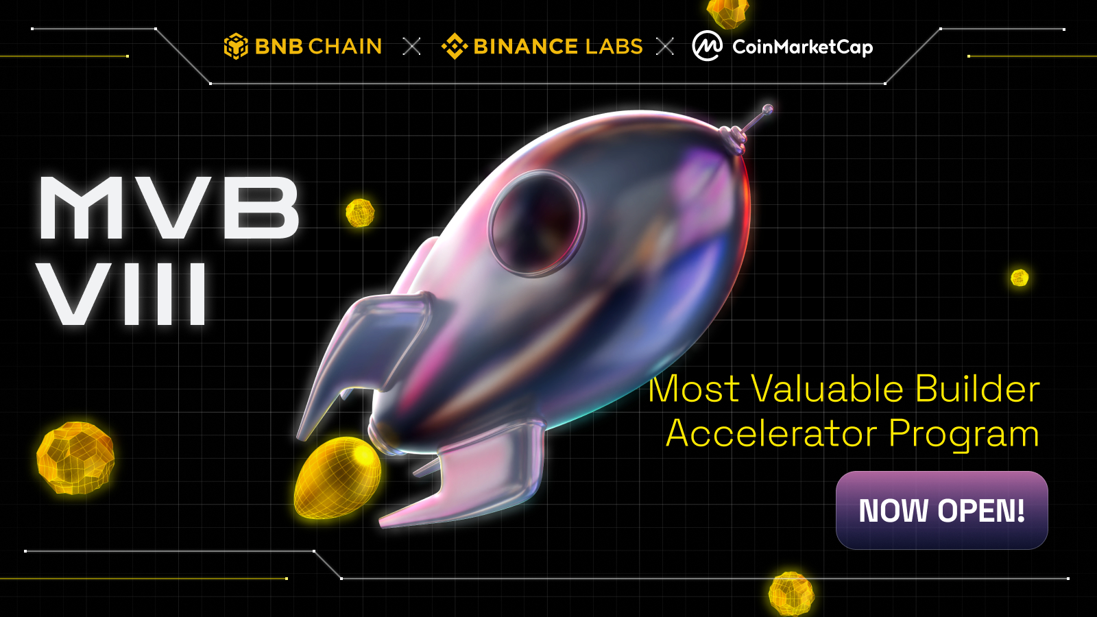BNB Chain Opens Applications for Season 8 of Its MVB Program, Targeting Early-Stage Web3 Projects