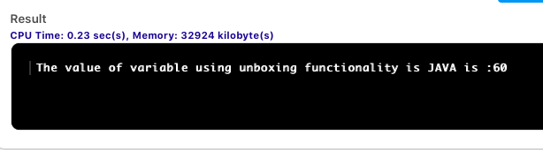 Unboxing in Java
