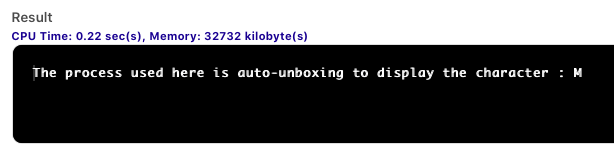 Unboxing in Java