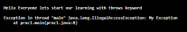 Throws Keyword in Java