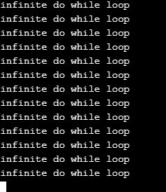do-while loop in Java