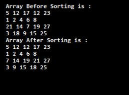 2D Array Sorting in Java-javaTutorial-php.cn