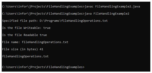 Pengendalian Fail dalam Java