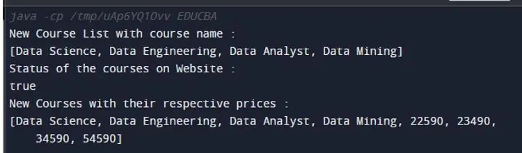 Java Collection Methods