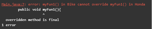 Non Access Modifiers in Java