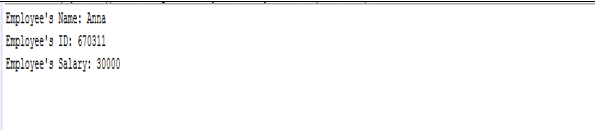 Encapsulation in Java