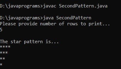 Star Patterns in Java-javaTutorial-php.cn