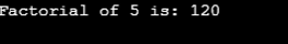 Factorial in Java