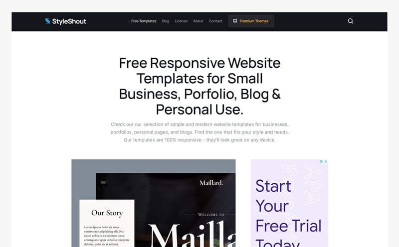 Best Websites for Free Vanilla CSS Templates