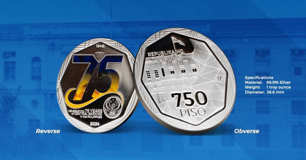 BSP lance une pièce d'argent de 750 pesos et un billet commémoratif de 100 000 pesos