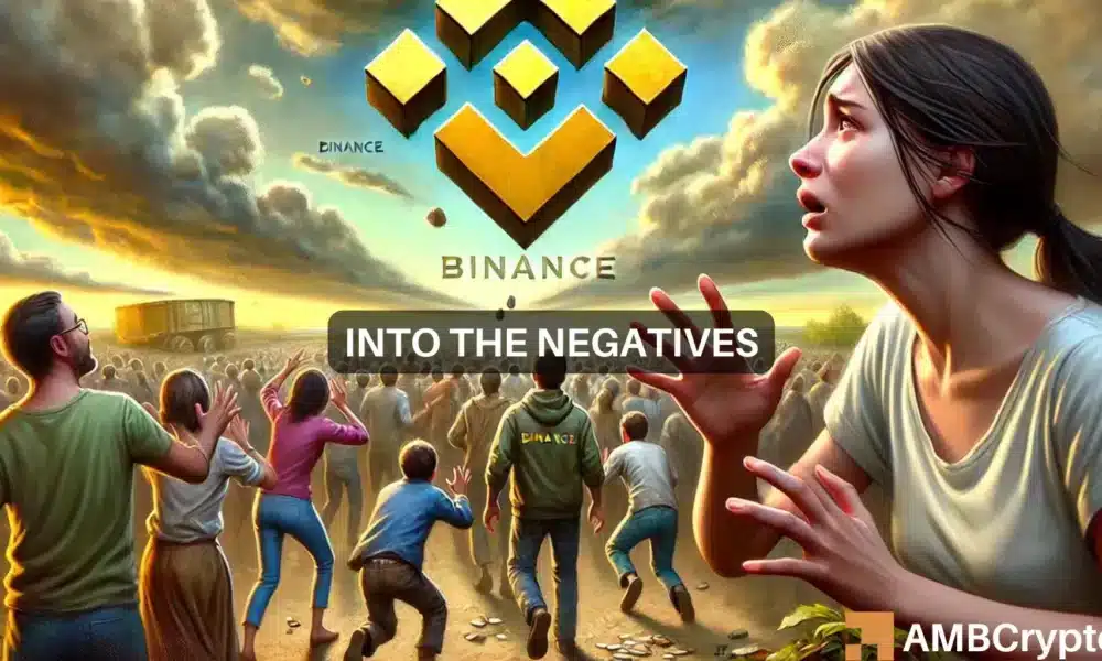 Binance Coin (BNB) Falls as Funding Rates Turn Negative, Signaling Bearish Market Sentiment
