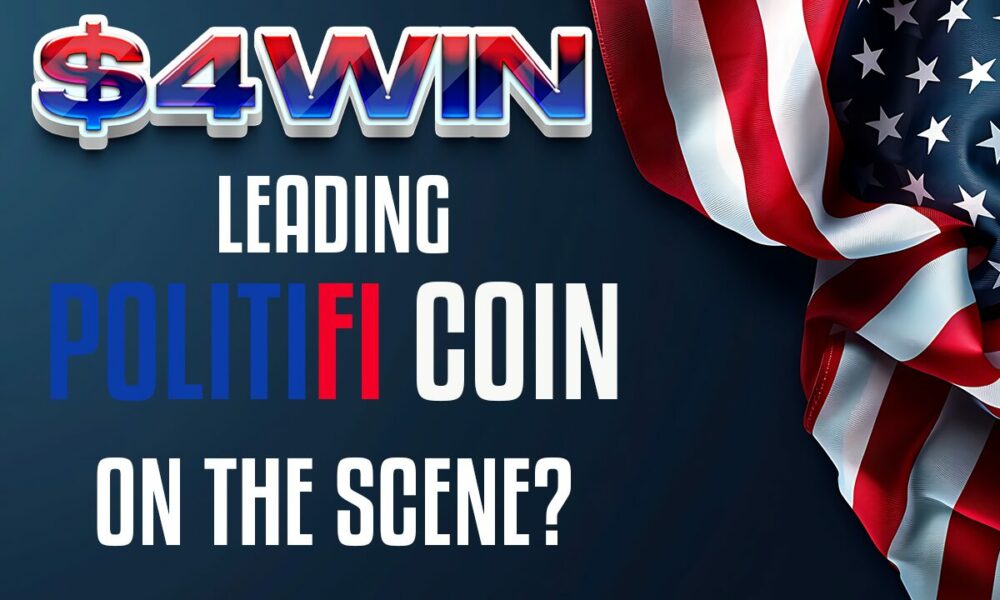WIN PolitiFi 硬币为唐纳德·特朗普总统的 2024 年竞选捐款 40,000 美元