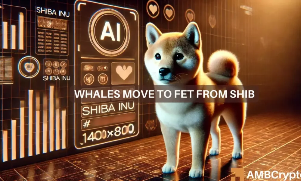 Les baleines échangent SHIB contre FET, soulignant un changement stratégique sur le marché