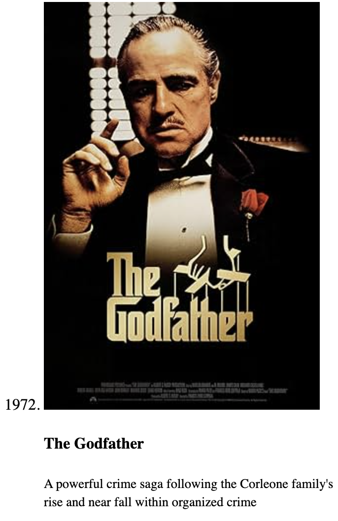 And the Oscar Goes to … Coding a Chronology Component
