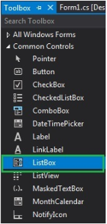Listbox in C#