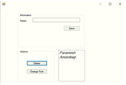 Listbox in C#
