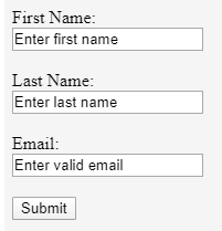 HTML Form Attribute