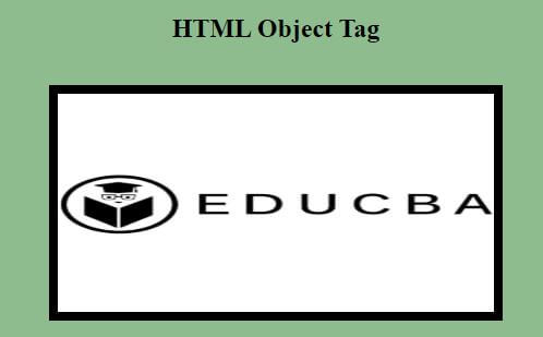 HTML object Tag