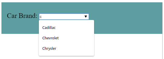 HTML 中的資料列表