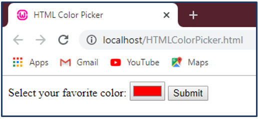 Pemilih Warna HTML