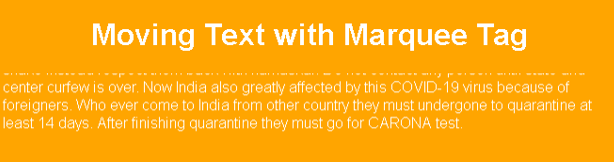 Moving Text in HTML-HTML Tutorial-php.cn