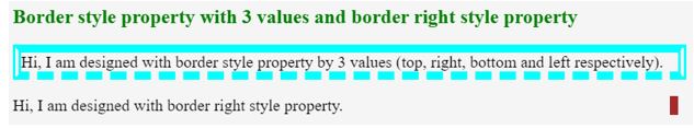 HTML Border Style