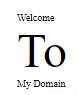 HTML font