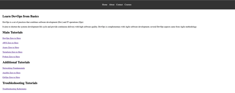 DevOpsifying a Go Web Application: An End-to-End Guide