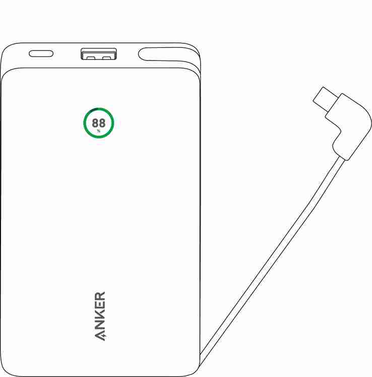 First look at Anker's 'Nano Power Bank 20K with Built-In USB-C Cable' reveals trickle-charging mode and digital display