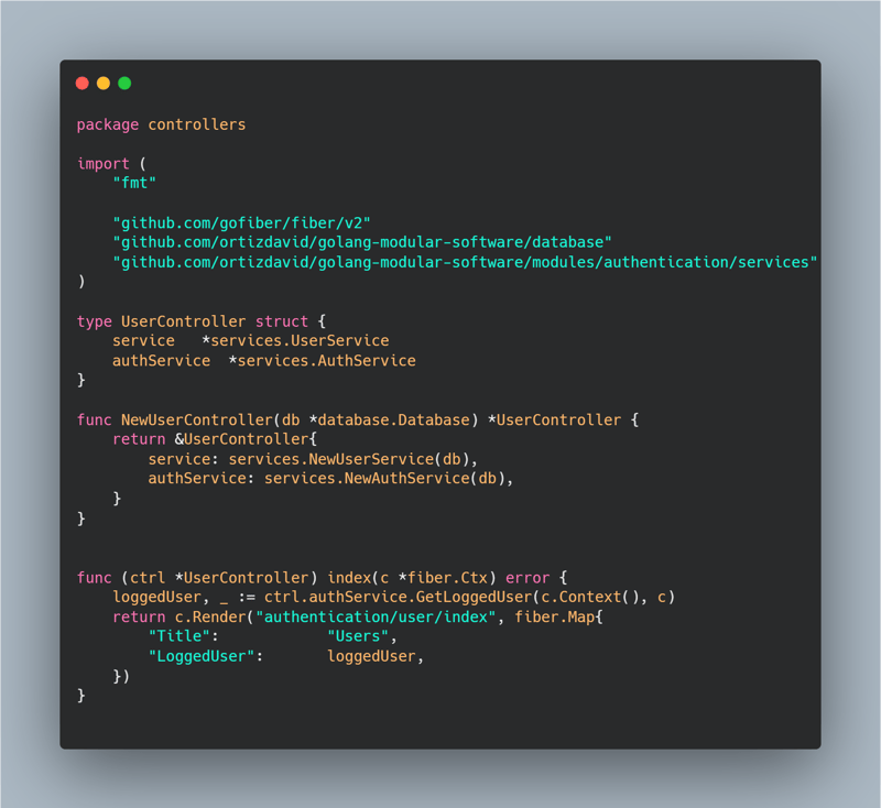 Como abstrair a conexão com base de dados em Golang?
