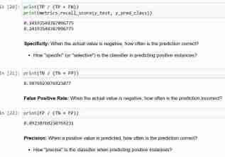 Evaluating A Machine Learning Classification Model