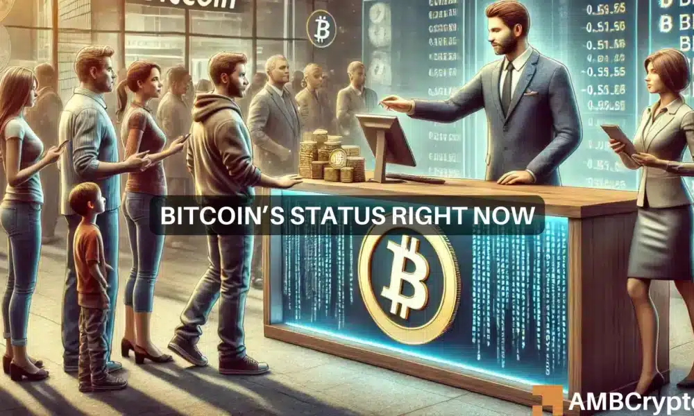 Bitcoin (BTC) Accumulation Trend Nears 0, Implying Distribution and Weakening Accumulation Among Participants