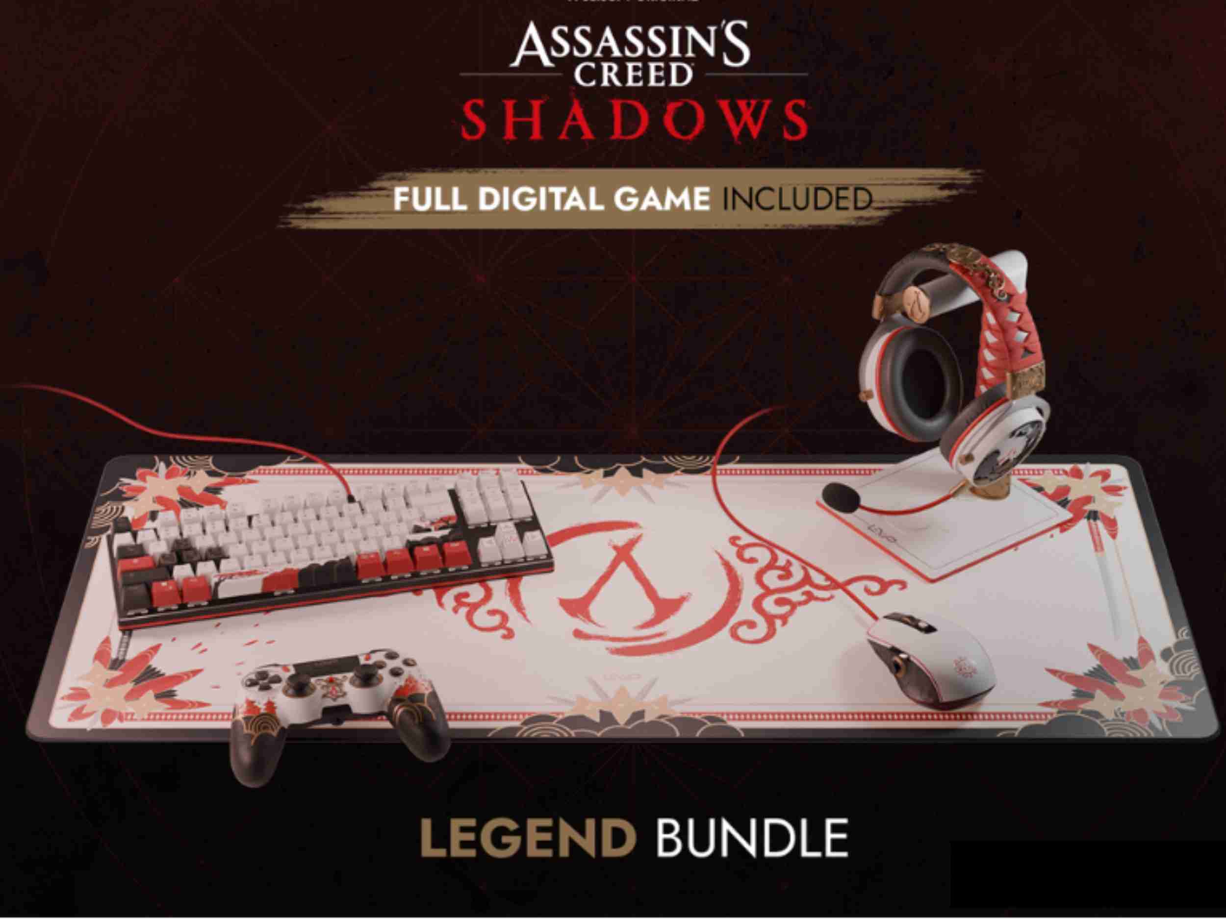 Lexip presents exclusive Assassin's Creed Shadows accessories with a Japanese look