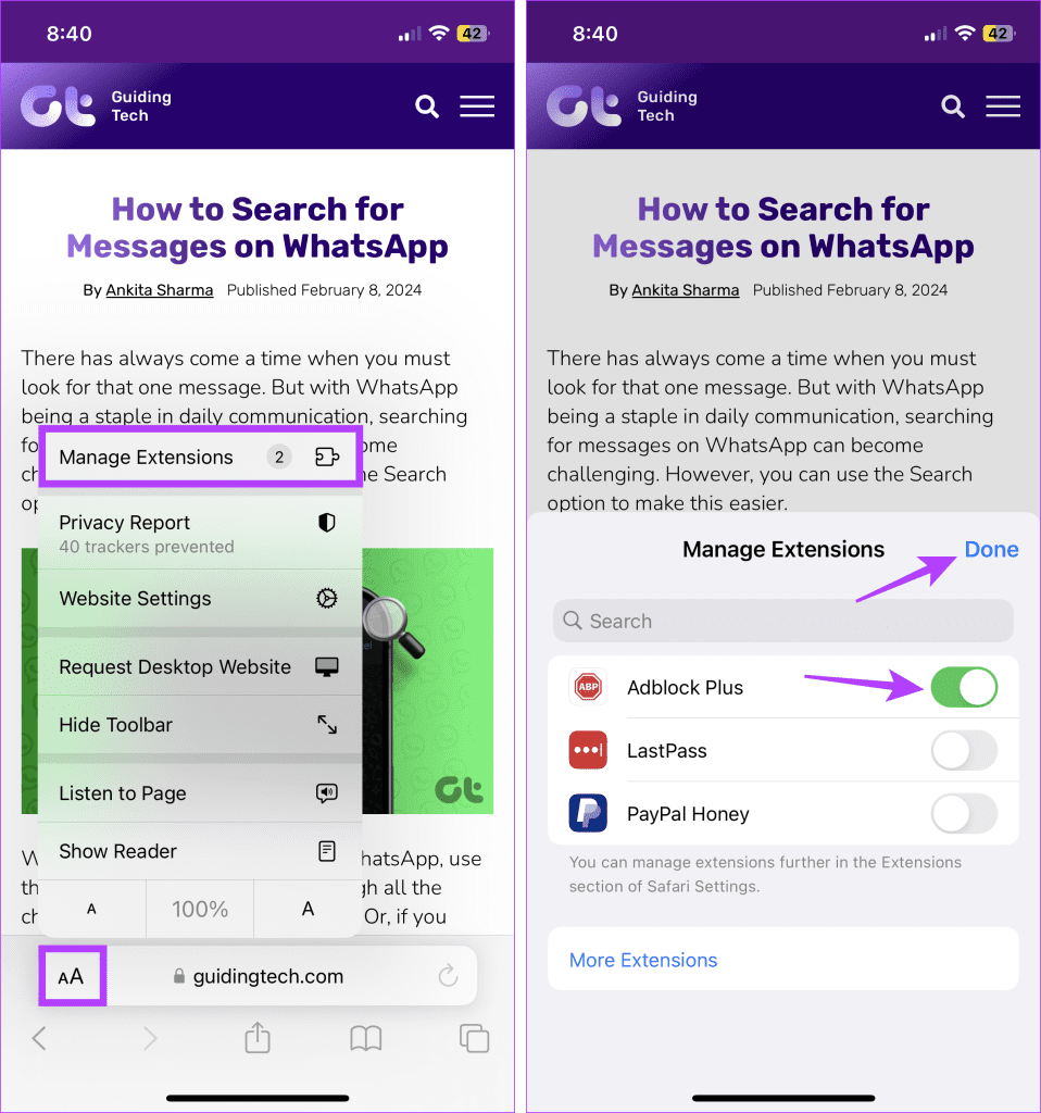 How to Turn Off AdBlock in Safari on iPhone, iPad, and MaciPhonephp.cn