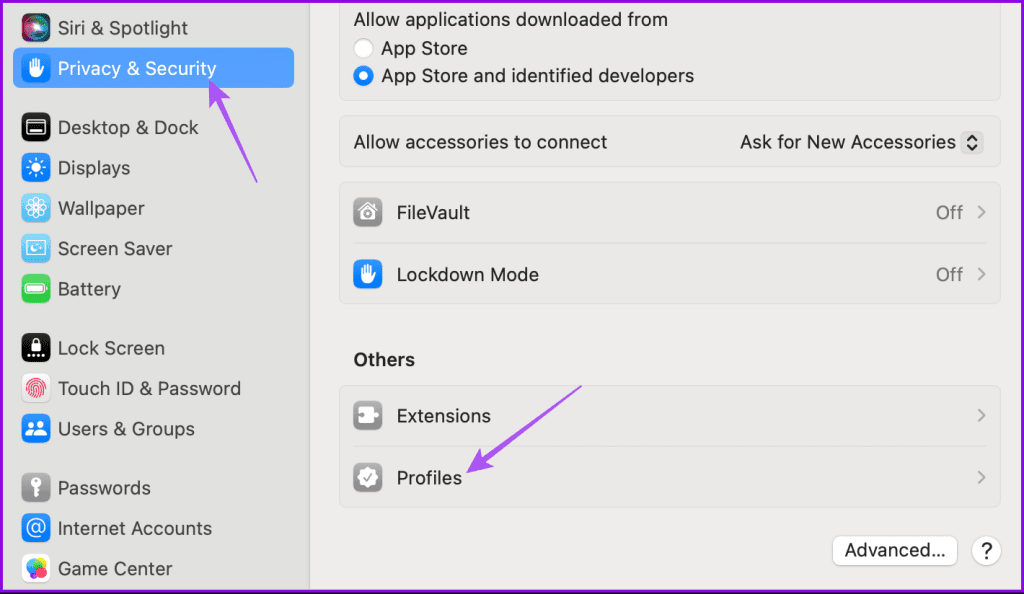 How to fix this setting has been configured by a profile on mac mac