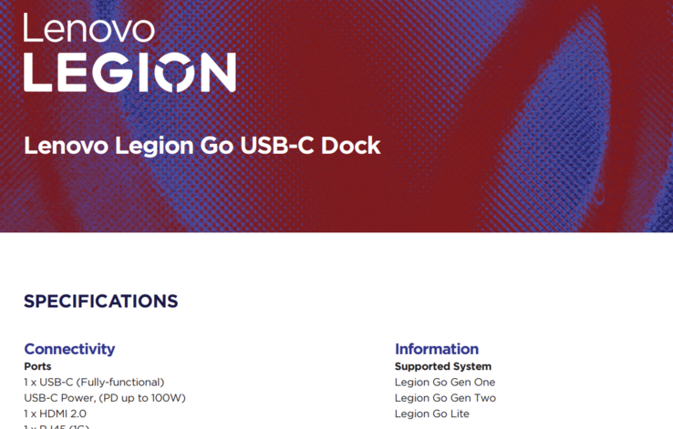 Lenovo Legion Go Gen 2 gaming handheld officially mentioned for the first time in company brochure <sup   style=