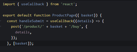 The performance of your react application is important: Fundamentals useCallback