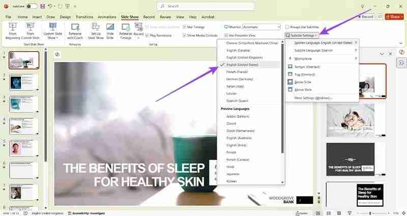 How to Add Live Translation to Slides in PowerPoint