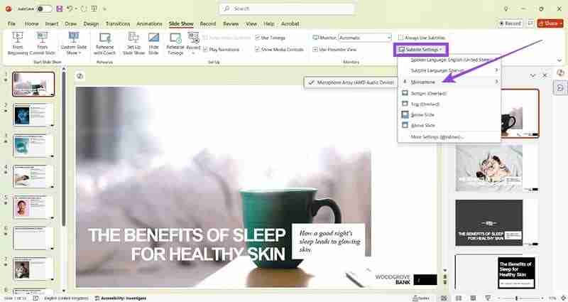 How to Add Live Translation to Slides in PowerPoint