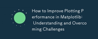How to Improve Plotting Performance in Matplotlib: Understanding and Overcoming Challenges