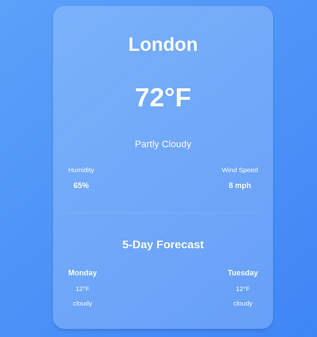 How to Build a Weather App in React-JS Tutorial-php.cn