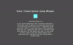 Creating a Free AI voice-to-text transcription Program using Whisper