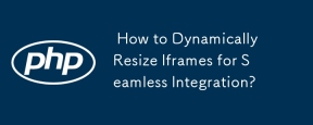 How to Dynamically Resize Iframes for Seamless Integration?