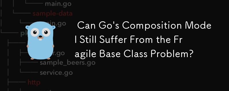 Can Go's Composition Model Still Suffer From the Fragile Base Class Problem?