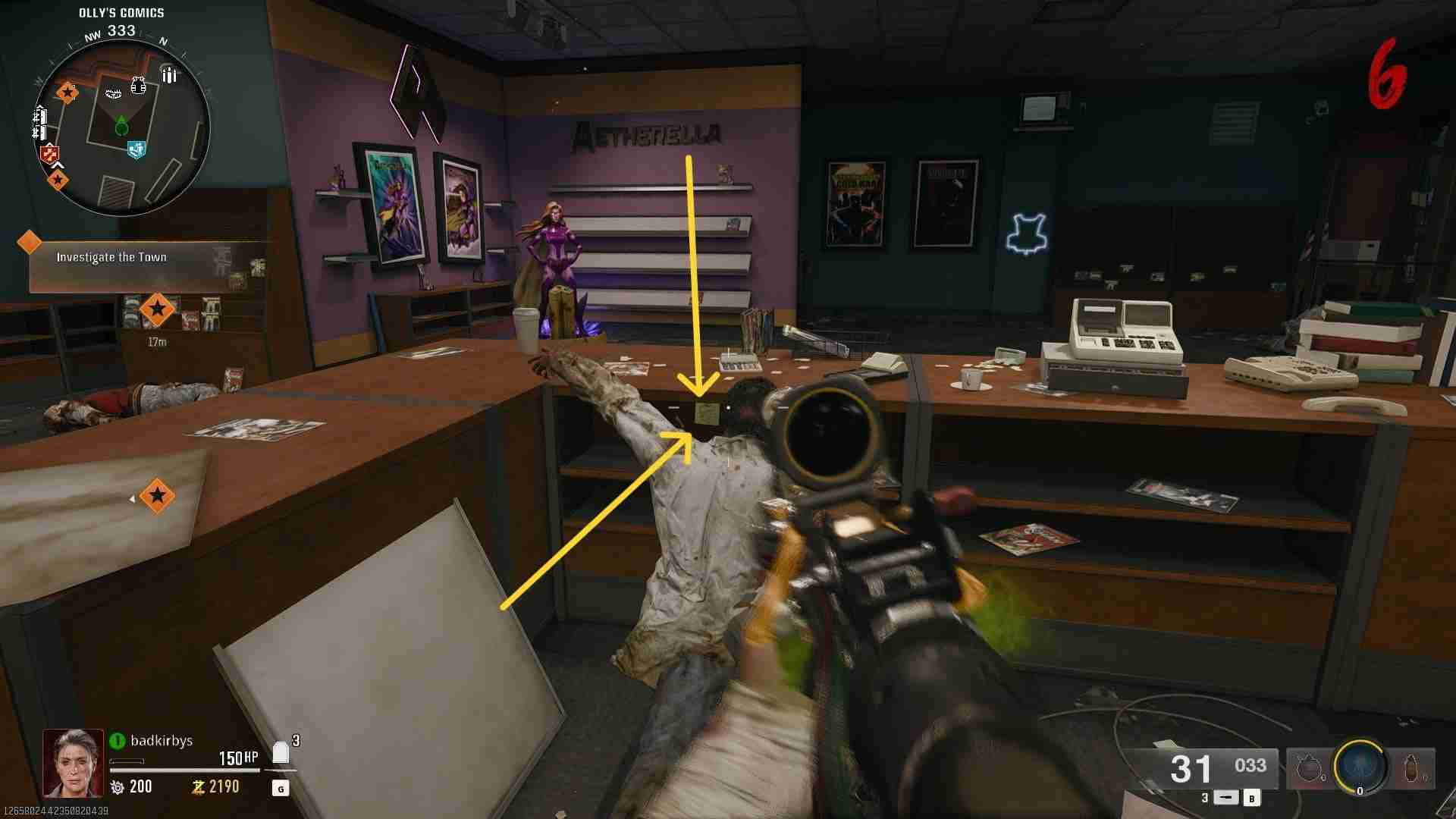 Black Ops 6 Zombies Liberty Falls bank vault code